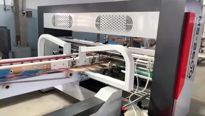 Encoladora plegadora automática para cliente en Tailandia