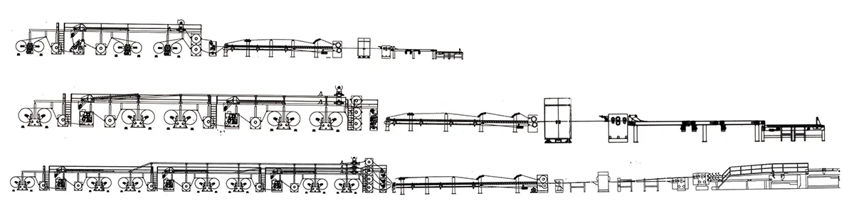 Línea de producción de cartón corrugado