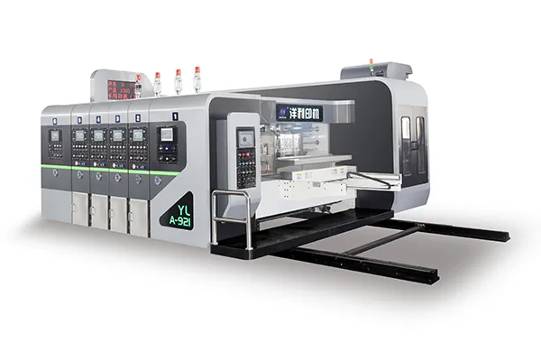 Impresora, ranuradora, troqueladora rotativa con alimentador de borde delantero, CZYL-A