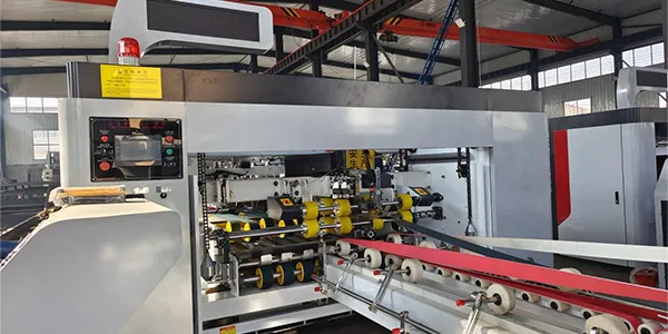 Sección de grapado y prensado